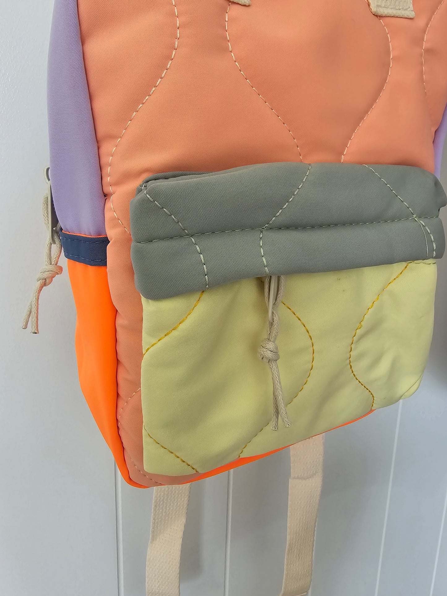 Colourblock backpack