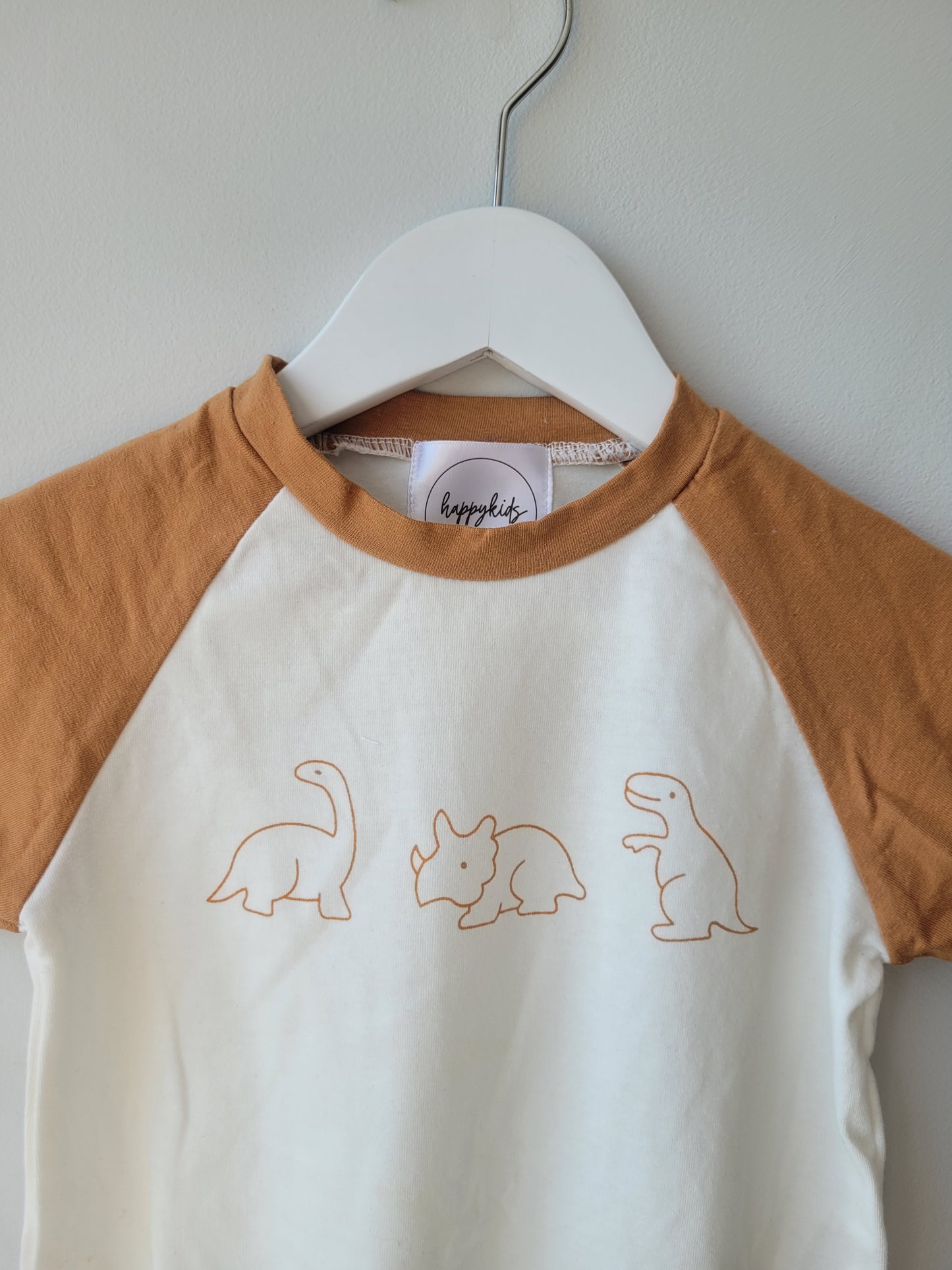 Dino baby romper