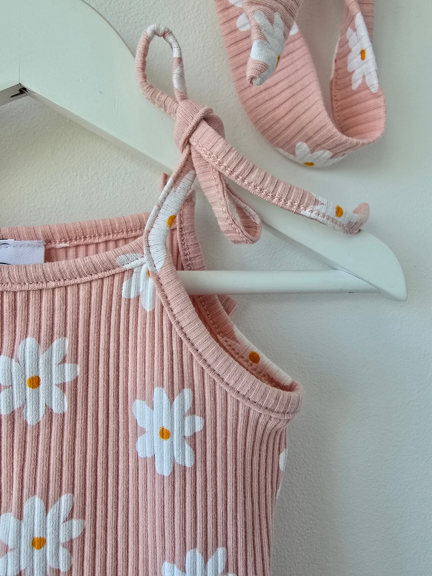 Daisy rib set pink