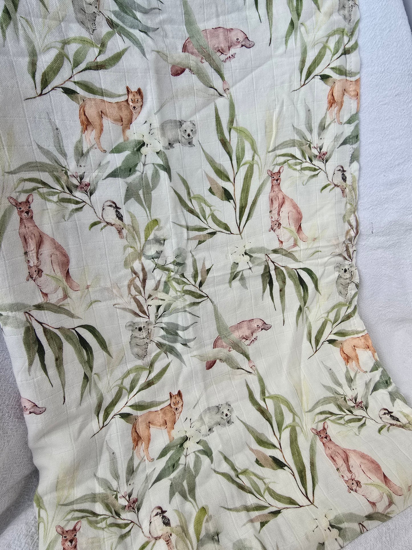 Australian animals swaddles (bamboo)