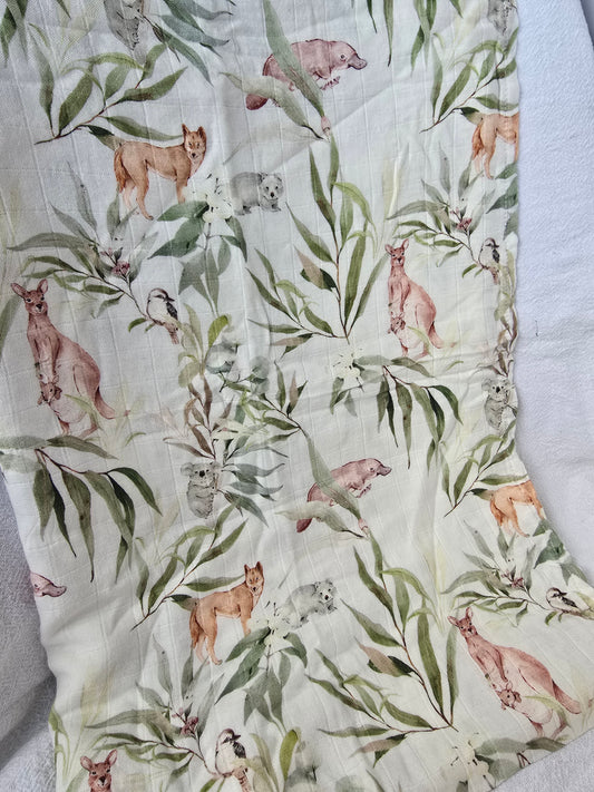 Australian animals swaddles (bamboo)