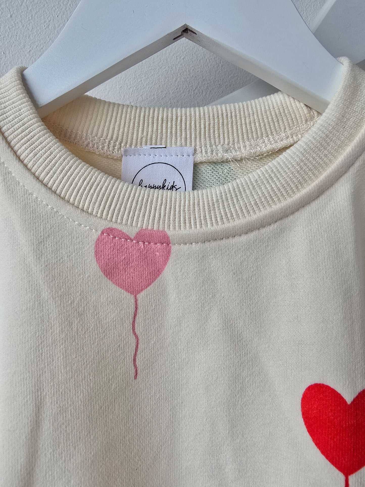 Love heart set 💜💛🩵🩷 longsleeve