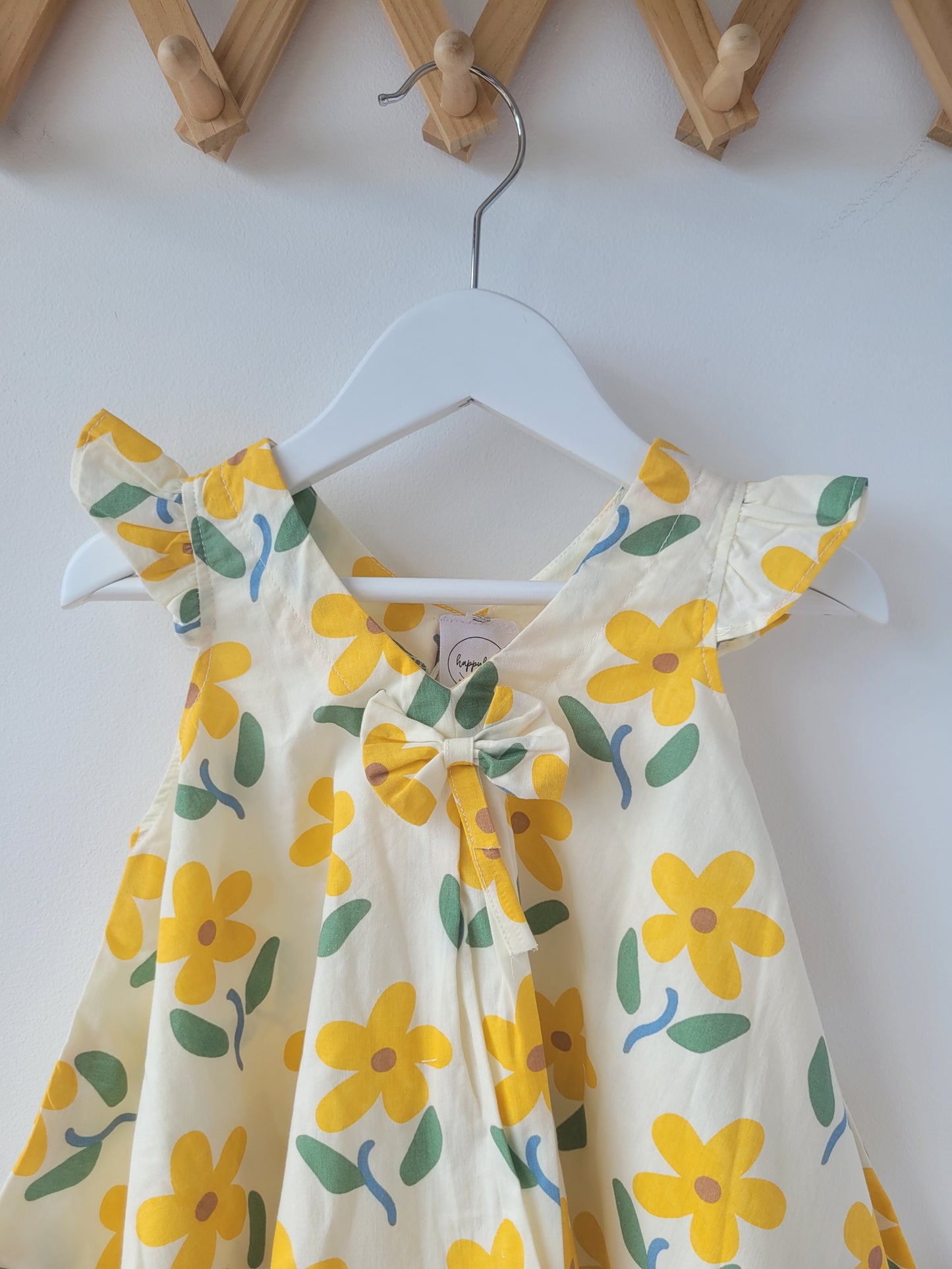 Yellow flower dress