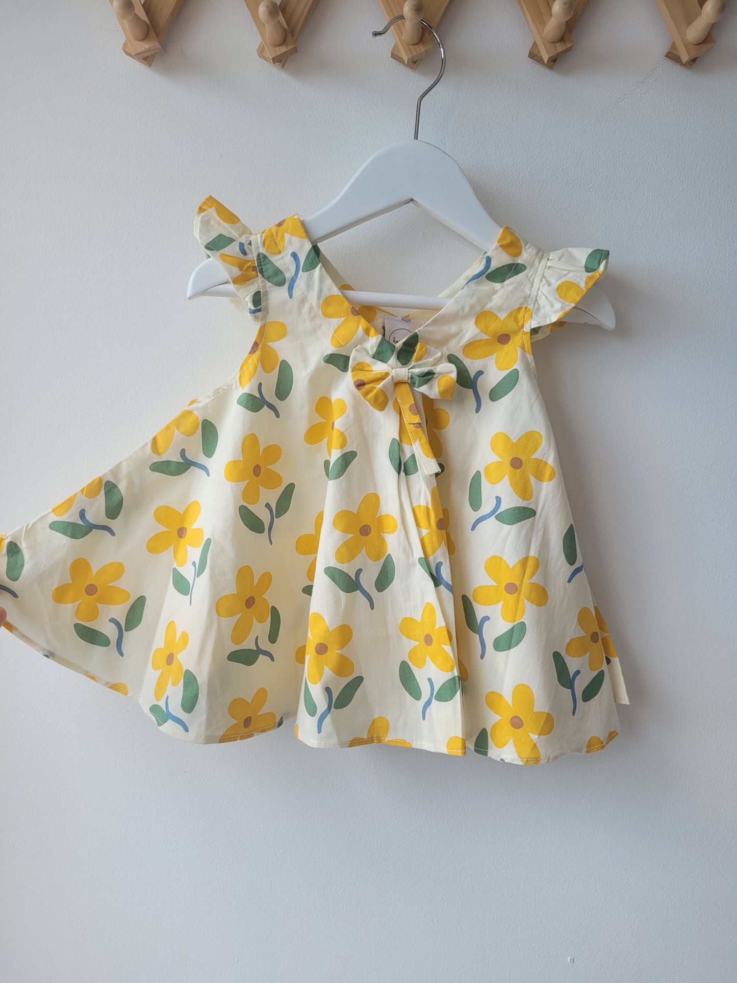 Yellow flower dress