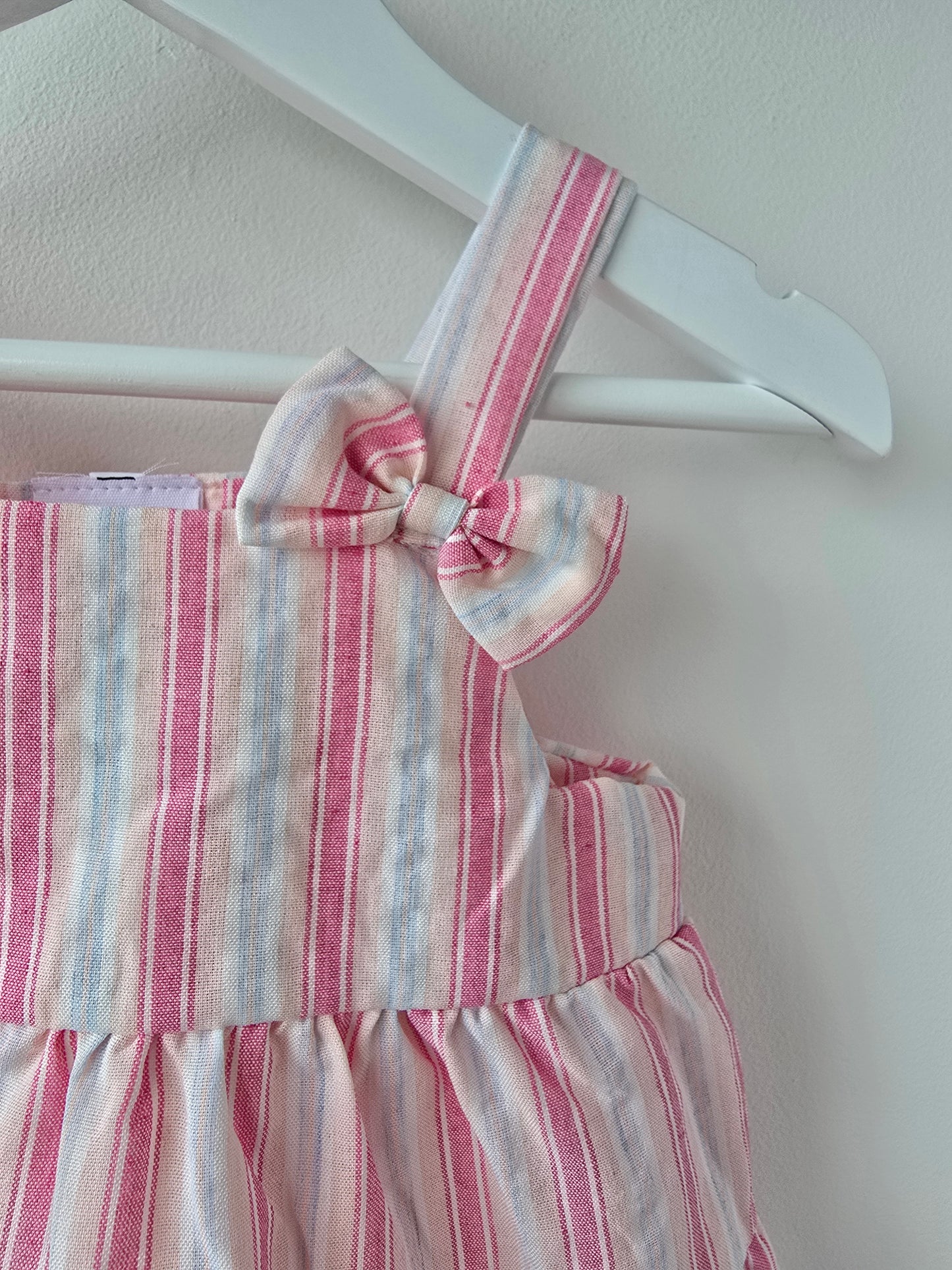 Strawberry striped summer dress