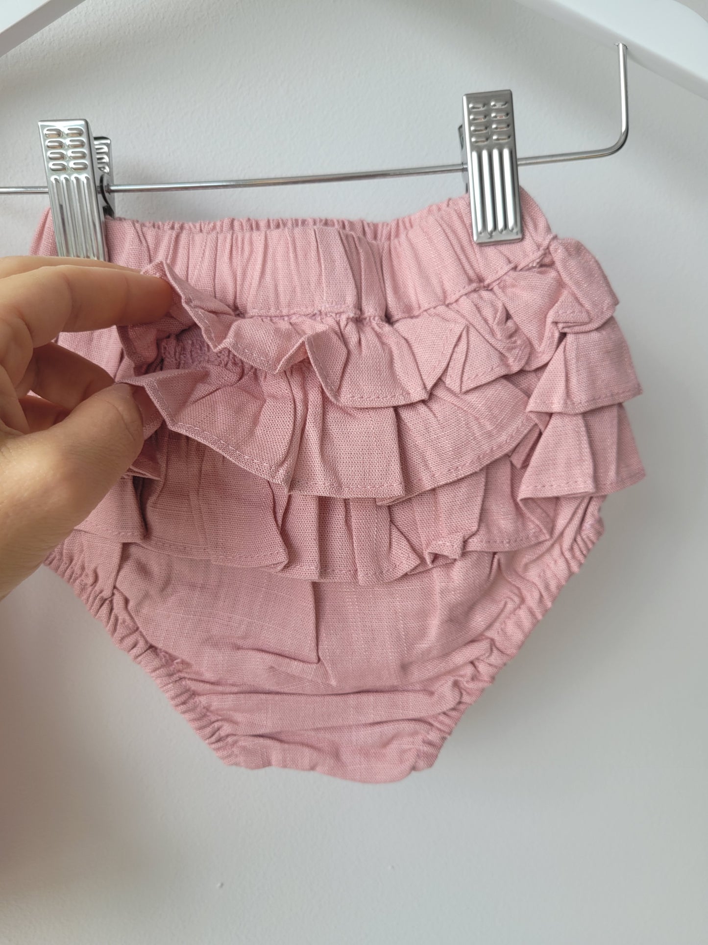 Pink ruffle set