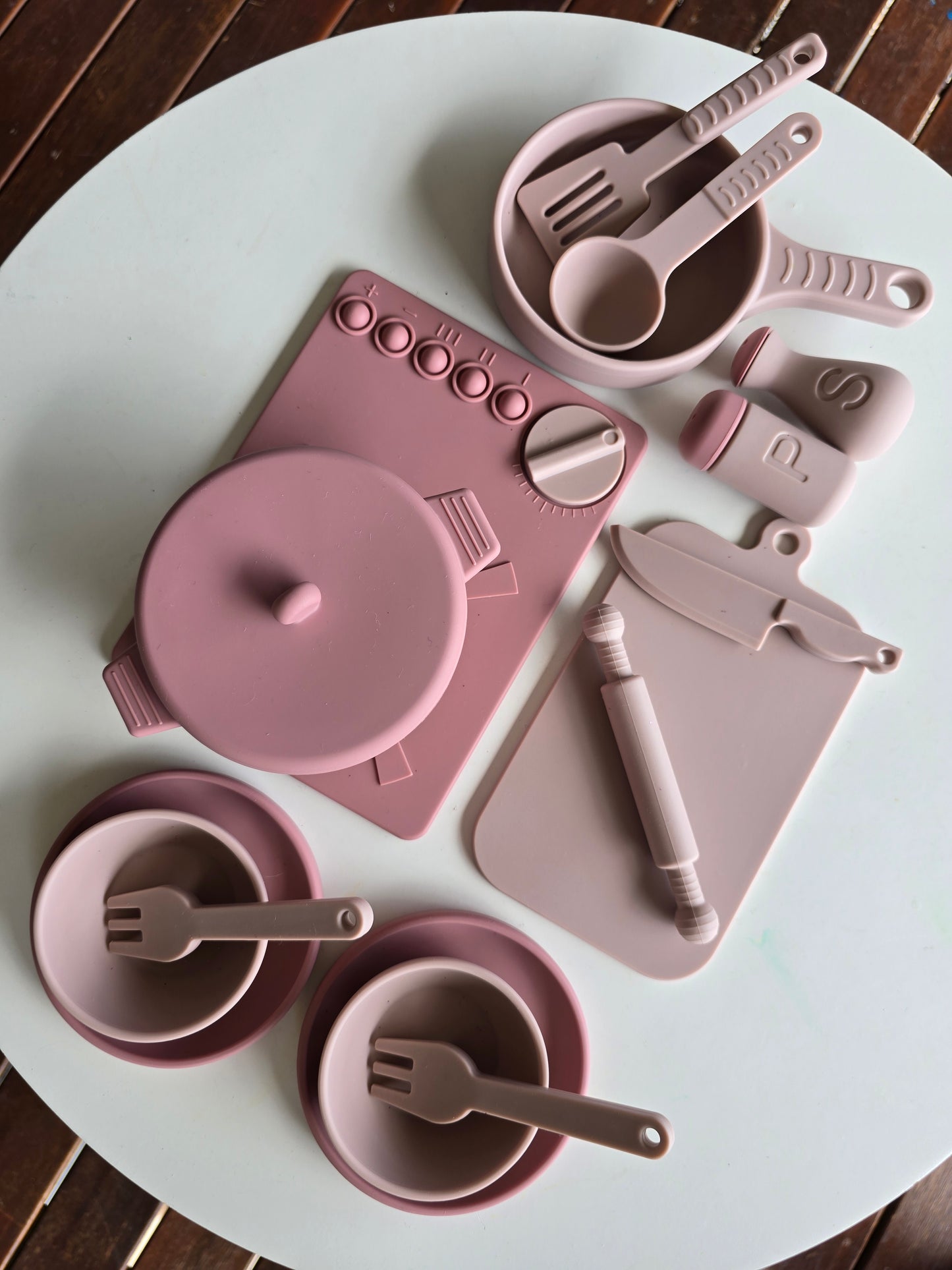 Cooking set dusty pink