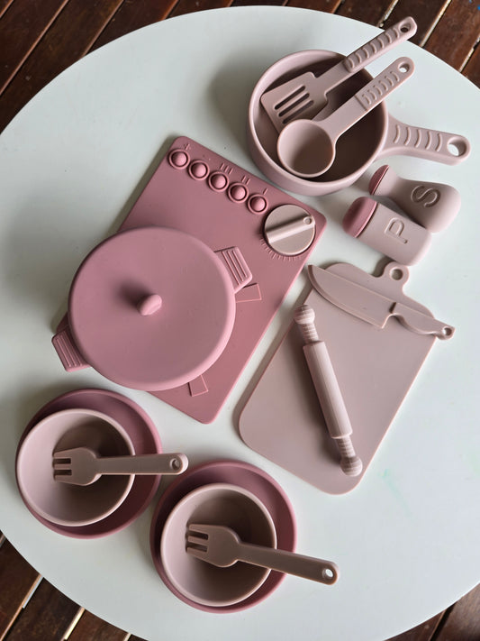 Cooking set dusty pink