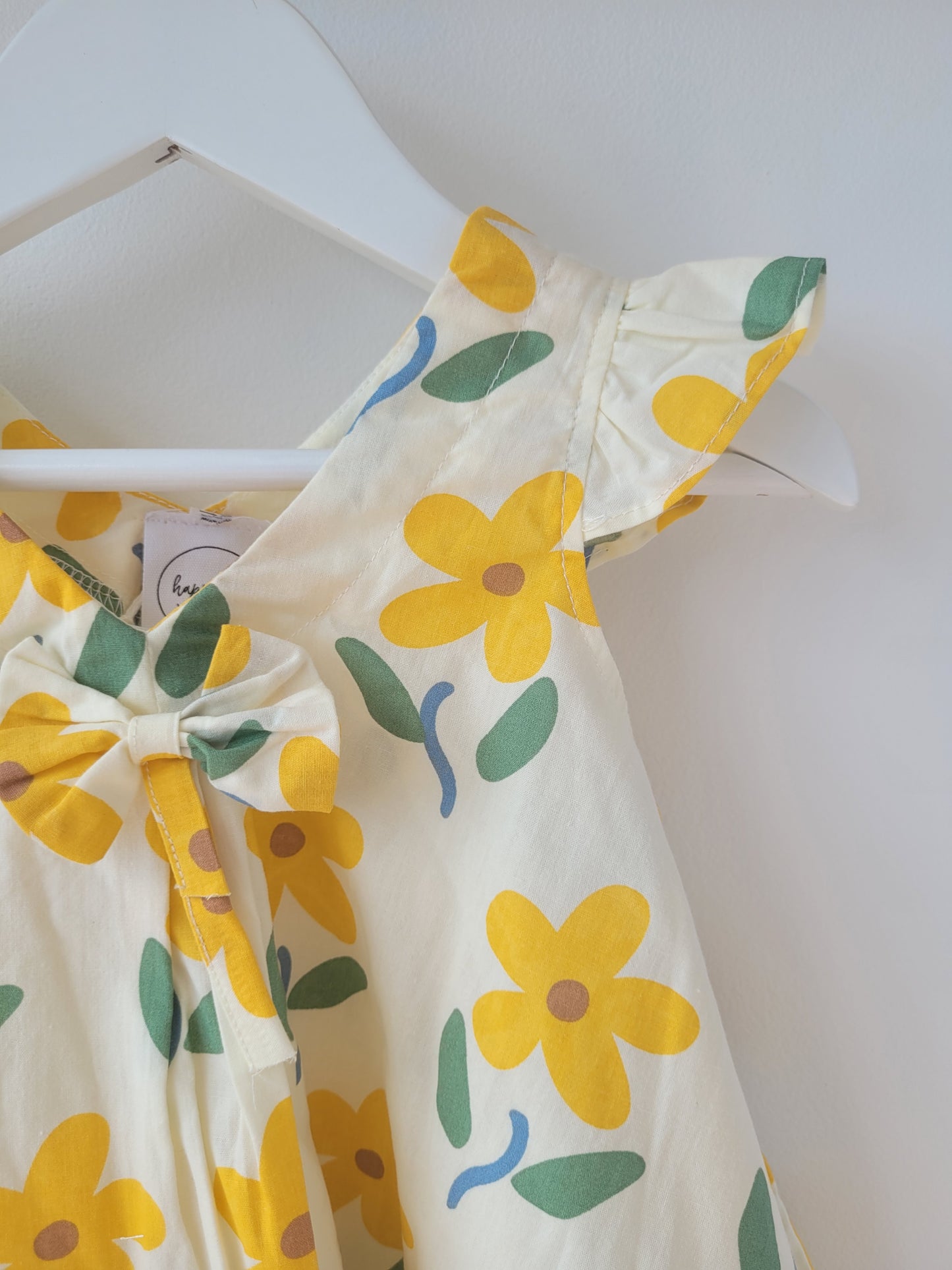 Yellow flower dress