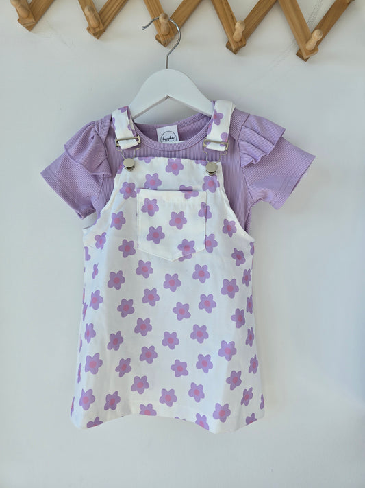 Pinafore dress set