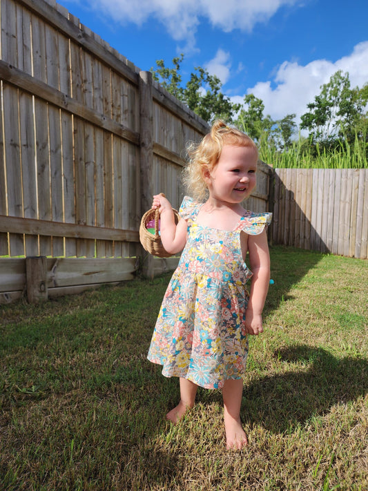 Wild flower dress set