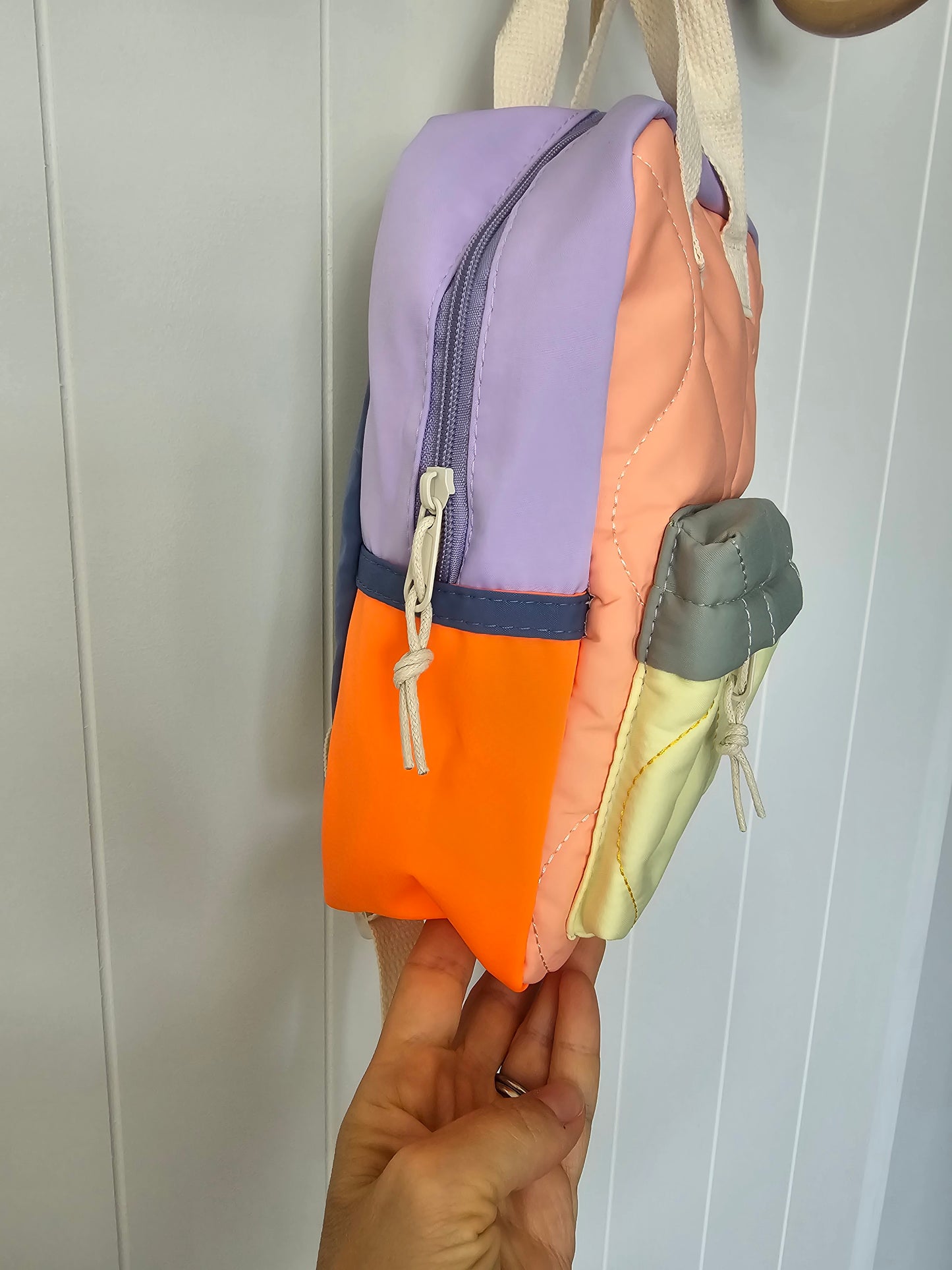 Colourblock backpack