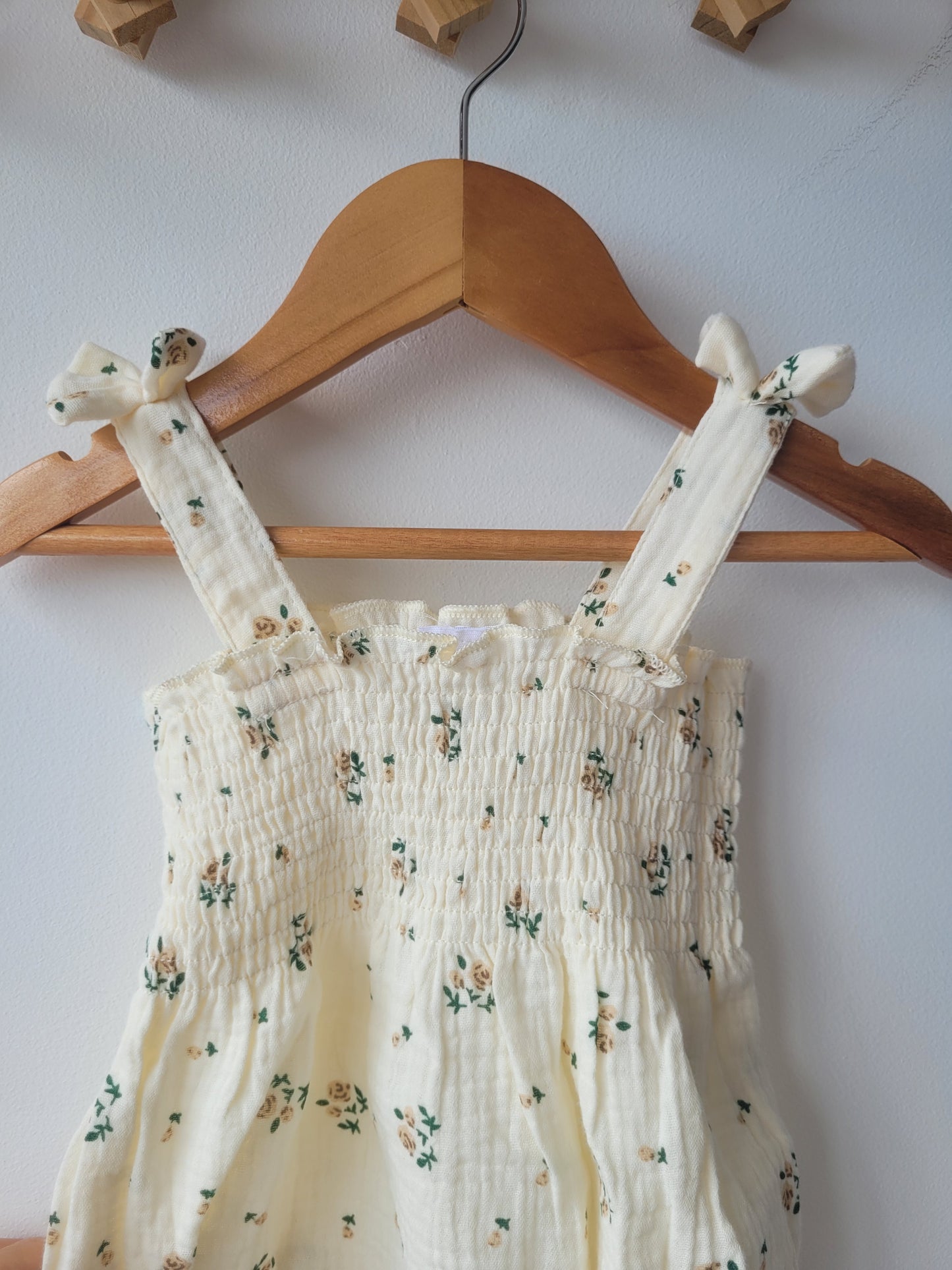 Spring flower romper set