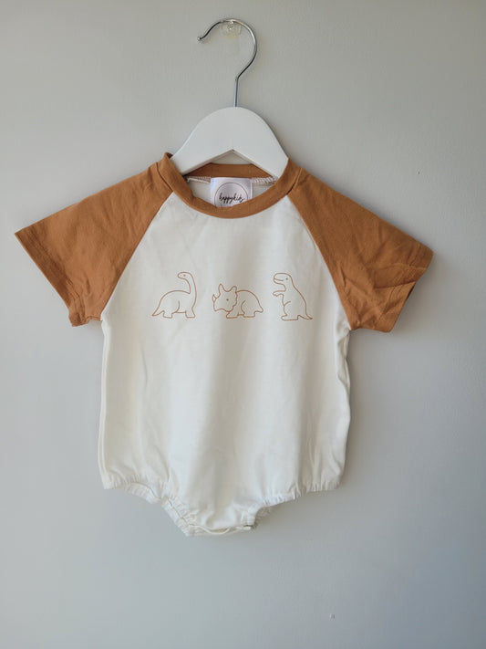 Dino baby romper