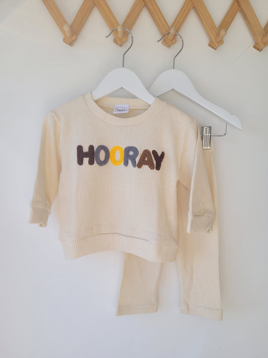 "HOORAY" SET longsleeve