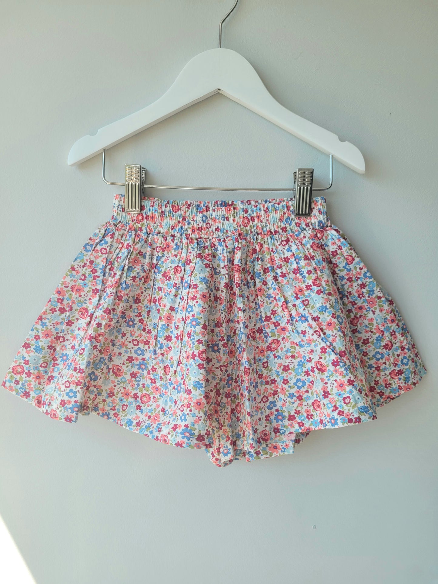 Little red flower skort