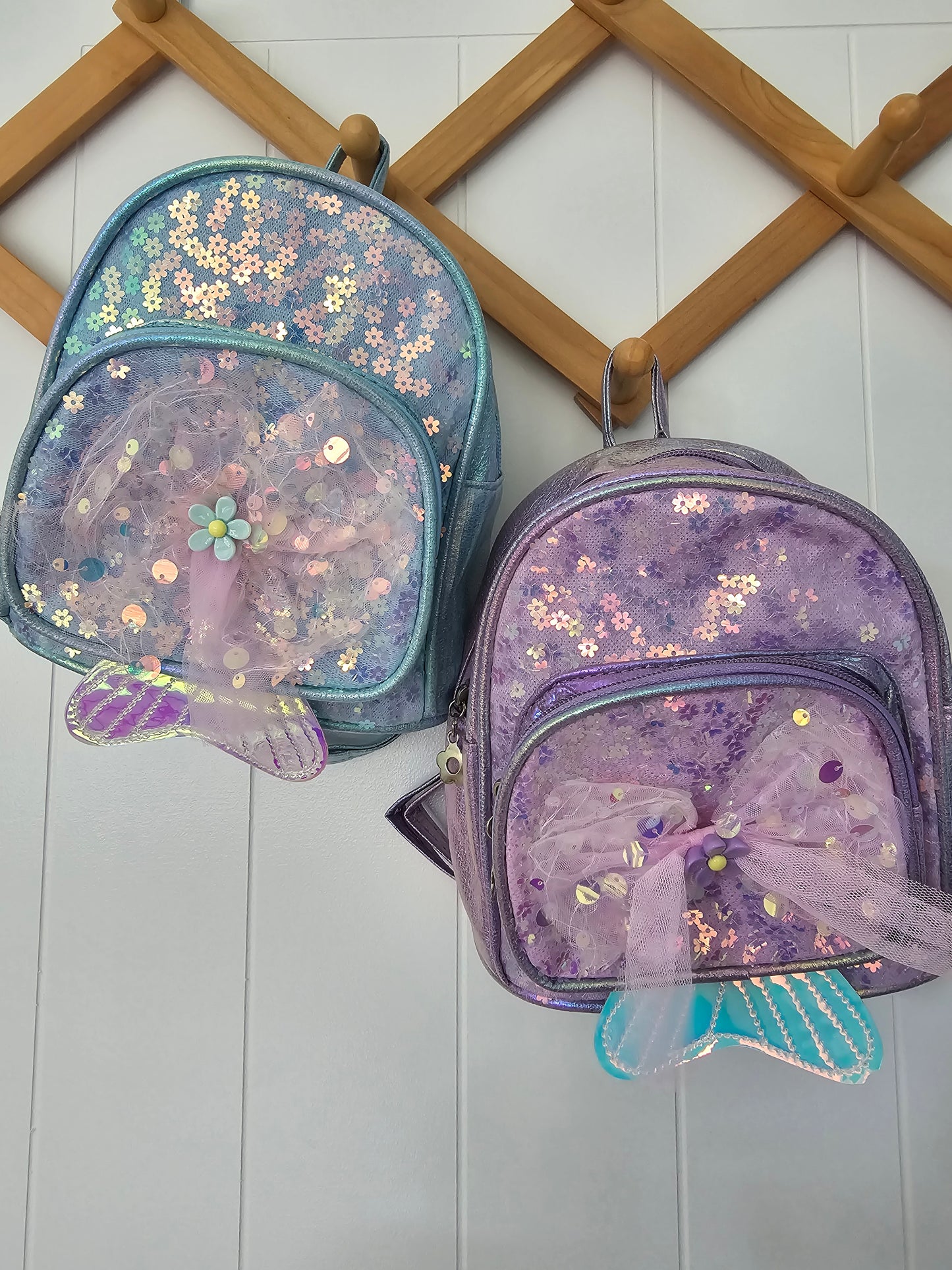 Mermaid tail backpack small