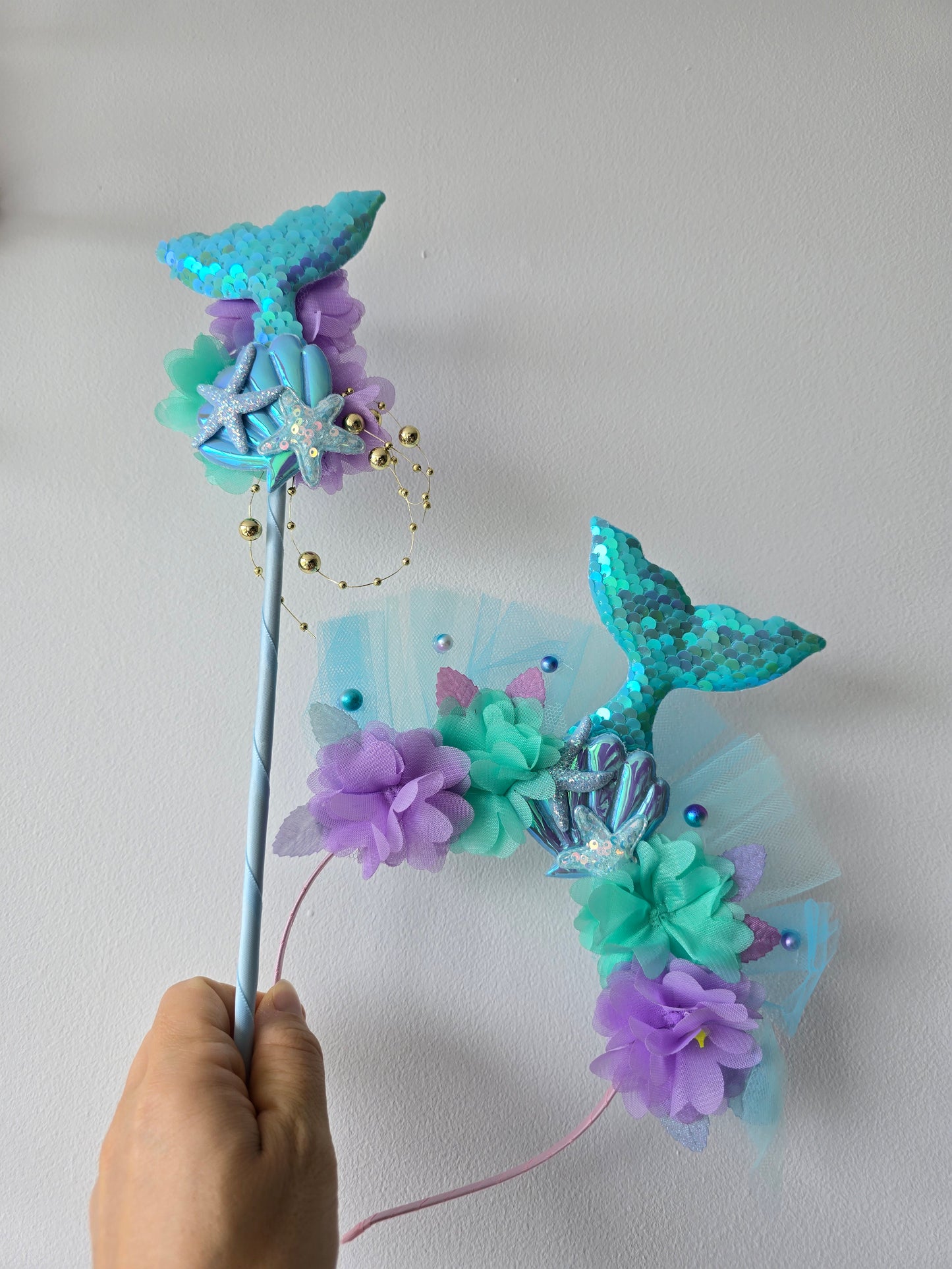 Mermaid princess accessory set