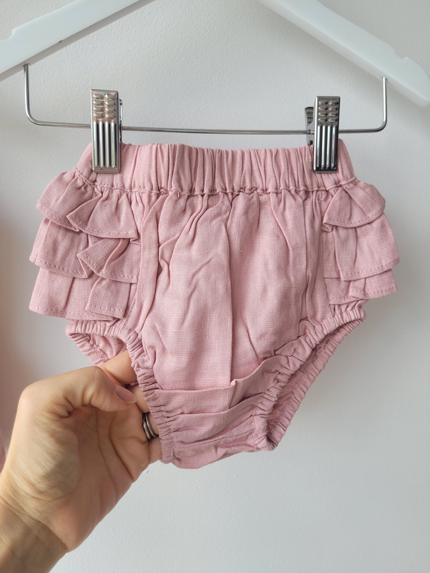 Pink ruffle set