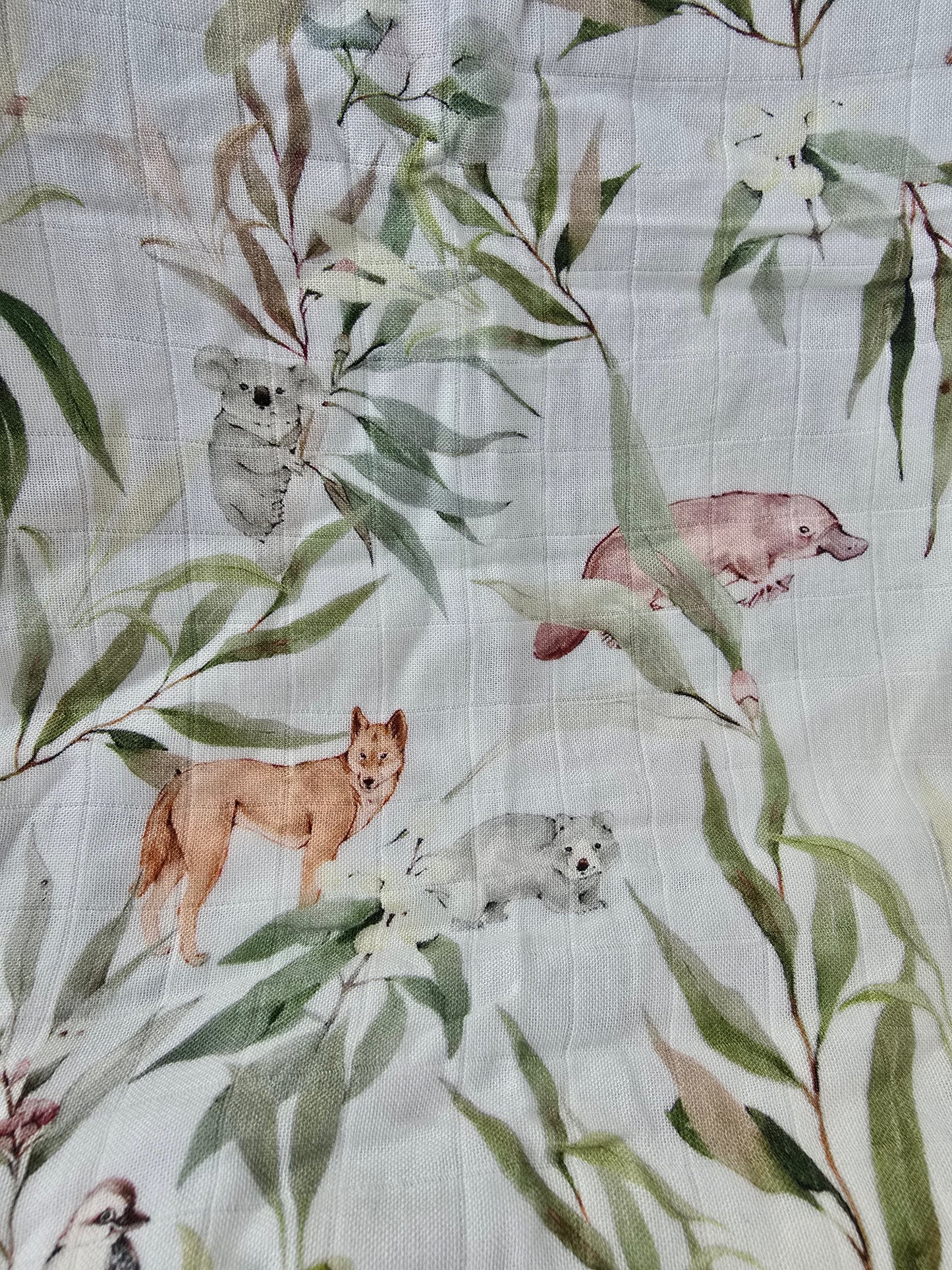 Australian animals swaddles (bamboo)