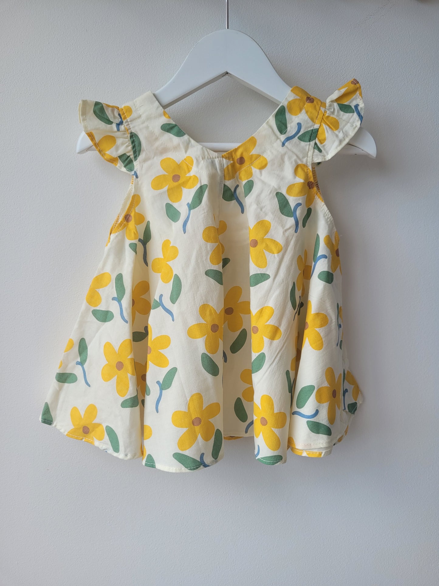 Yellow flower dress