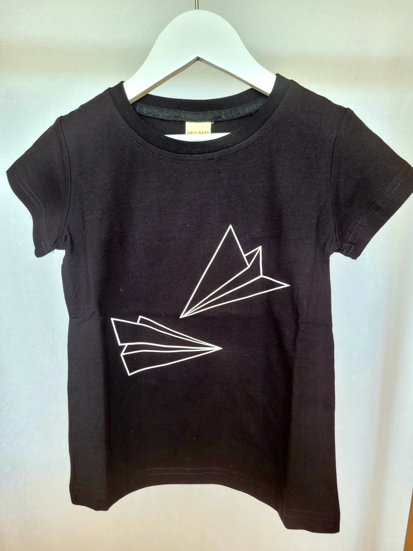 Paper aeroplane t-shirt