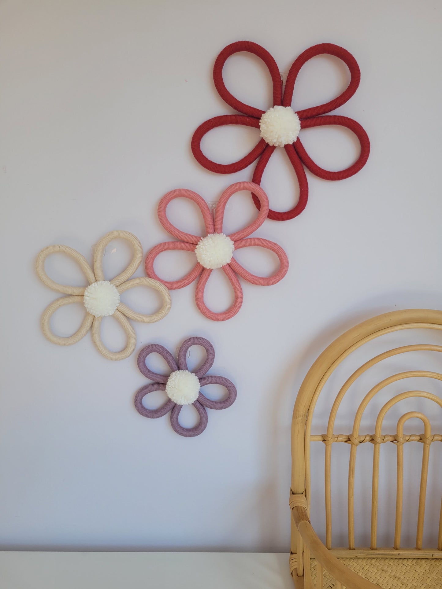 Flower wall decor