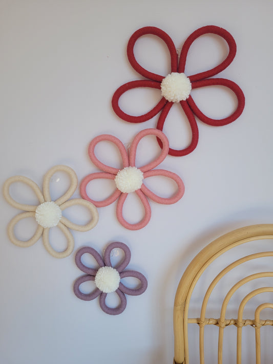 Flower wall decor